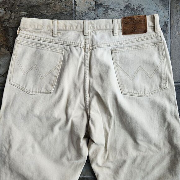 Wrangler Jeans Mens 35x27 Western Cowboy Workwear Chore Utility Outdoors Laborer - Picture 8 of 10